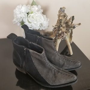 FREE PEOPLE Women Black Ankle Boots Size 9/39